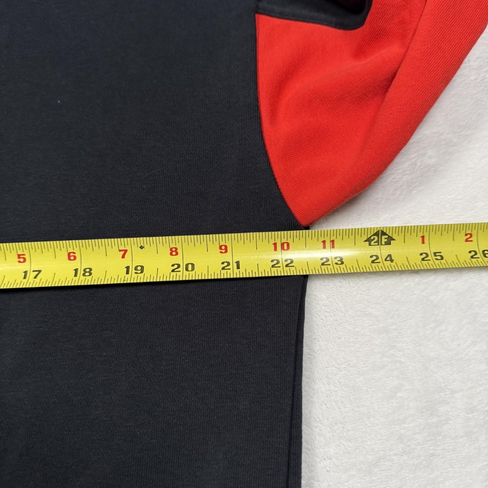 Nike‎ Dri-Fit Sweatshirt Mens Small Black Red Crewneck Pullover DA0391-010 - Picture 10 of 12
